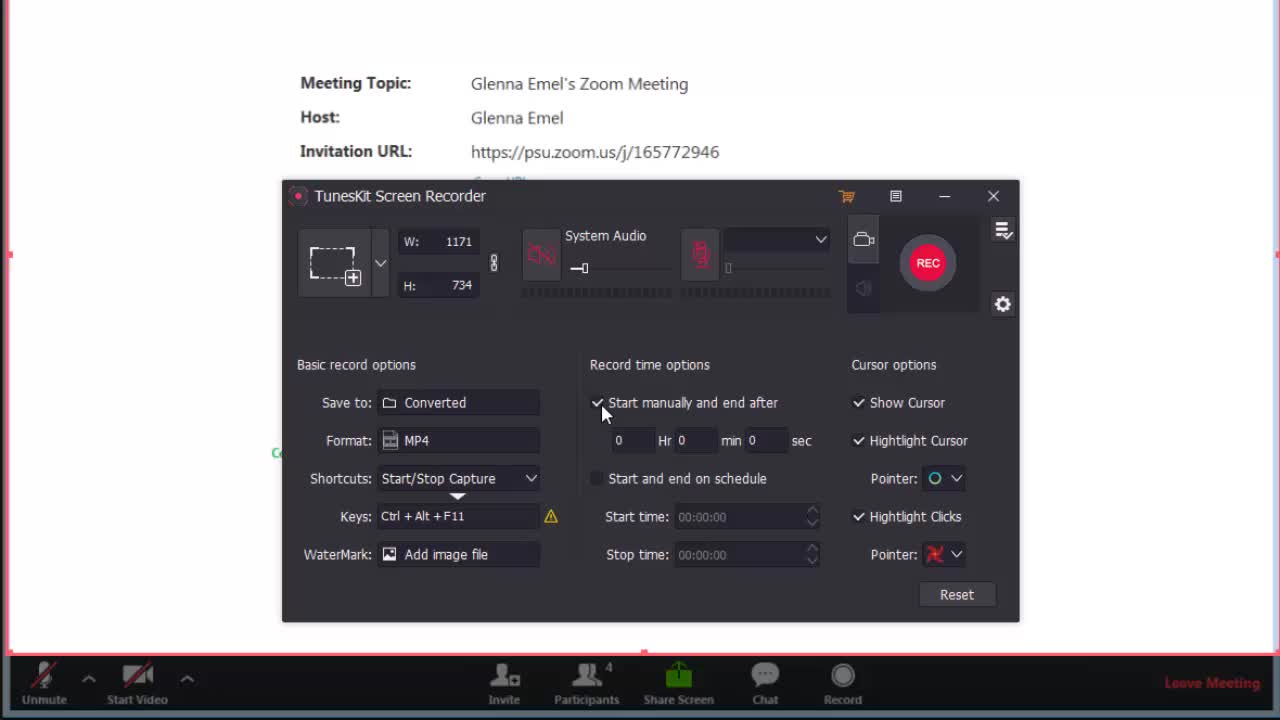 How to Record Zoom Meeting withou Permission