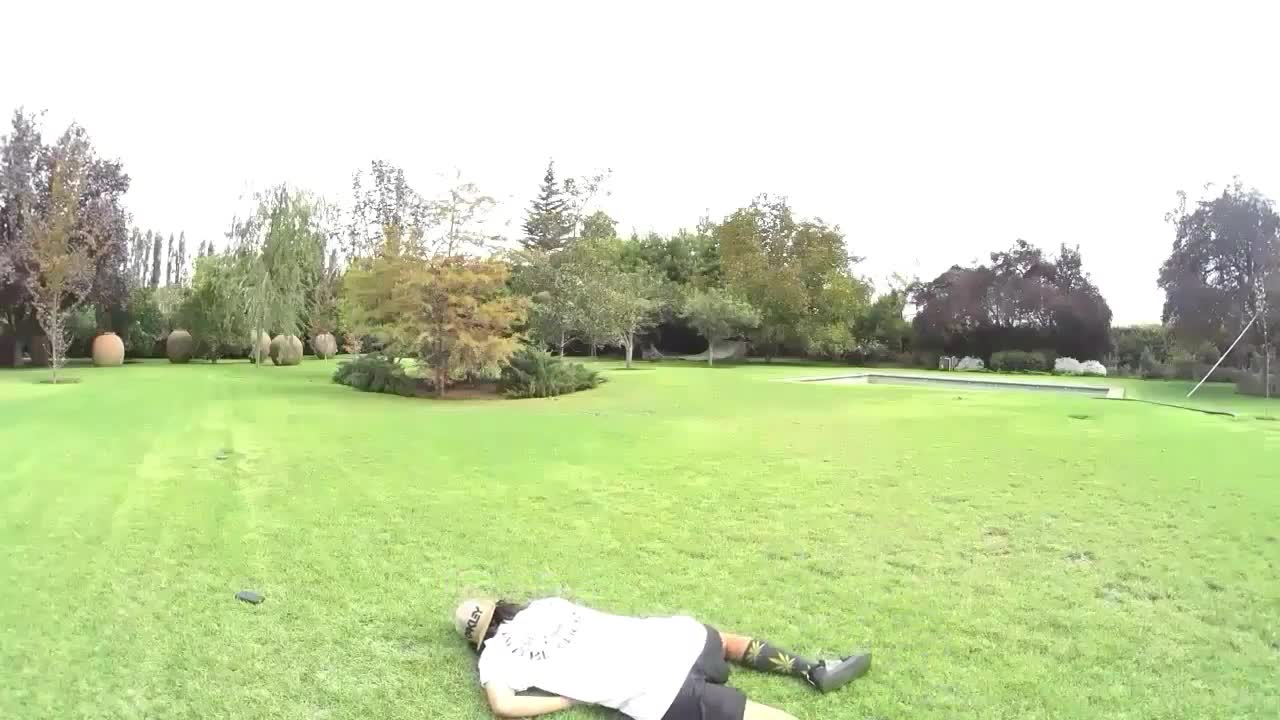 Weed socks backflip faceplant