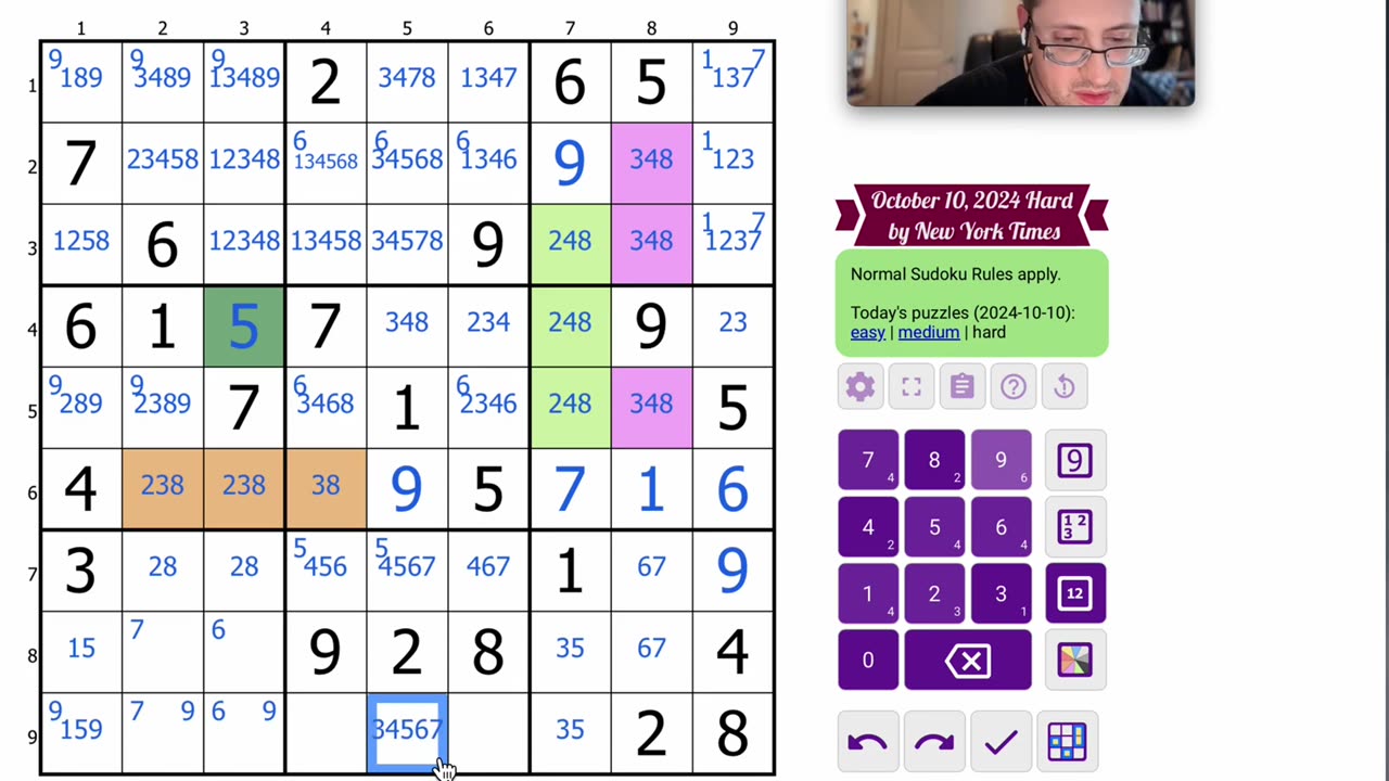 Sudoku 2024 10 10 hard