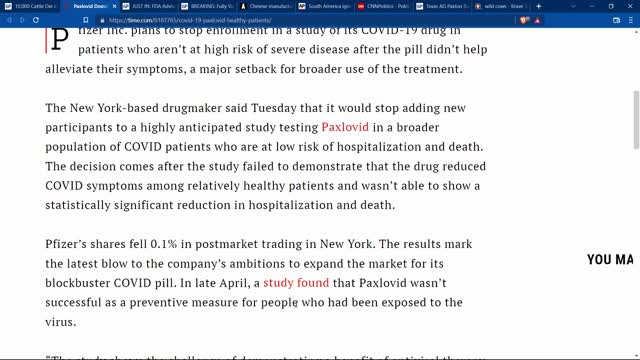 Pfizer covid pill does not work for people who isn't vaccinated
