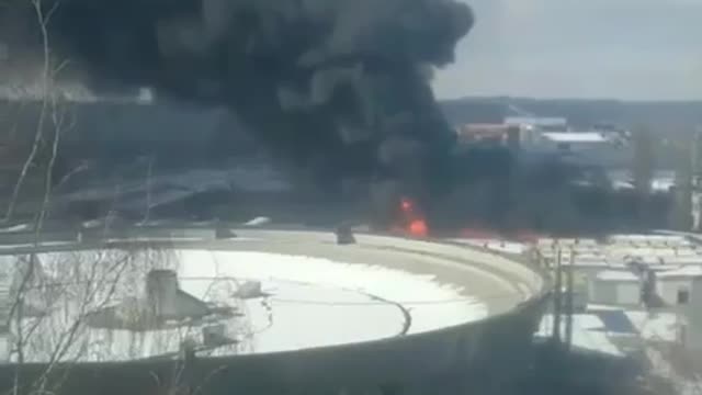 Something is burning in Kharkov.