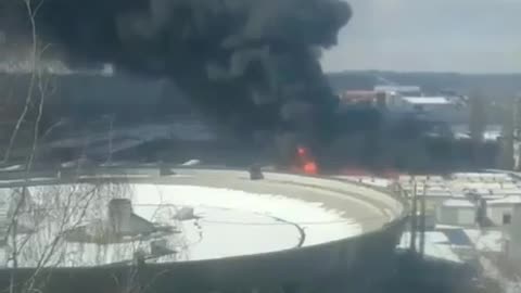 Something is burning in Kharkov.
