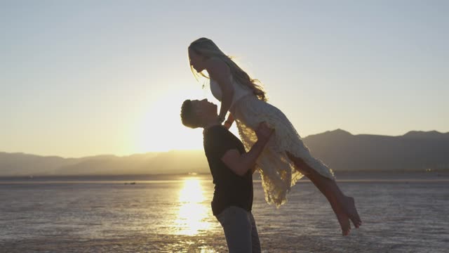 Beat couple dancing