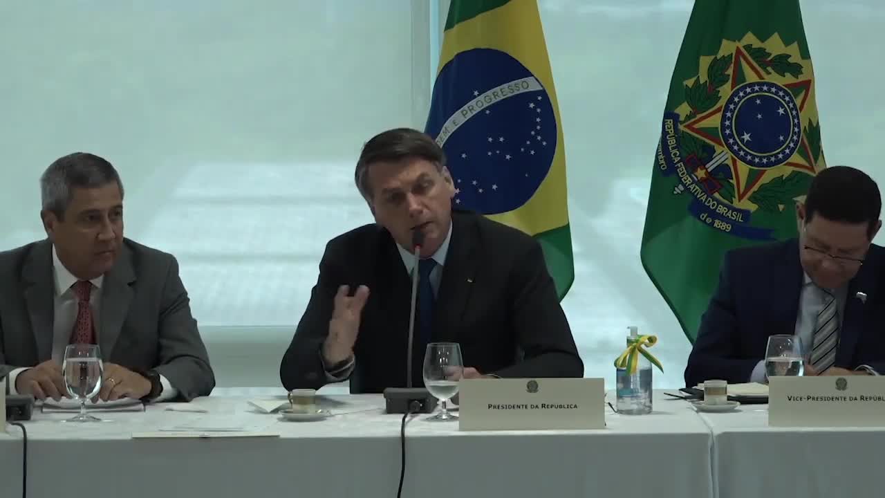 Reunião Ministerial Presidente Jair M Bolsonaro