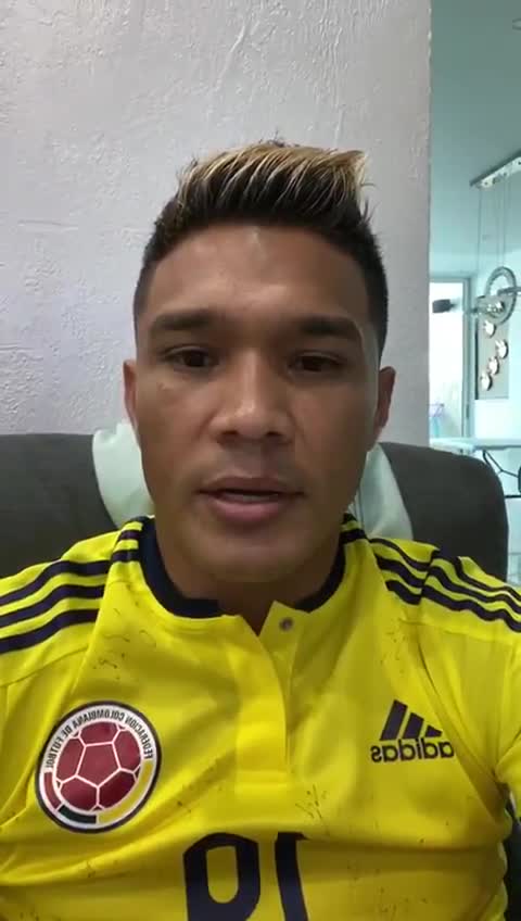 Teófilo Gutiérrez pide una oración nacional