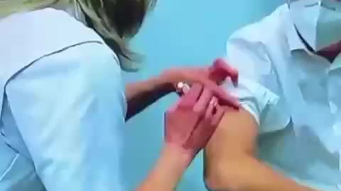 Faking vaccine shots