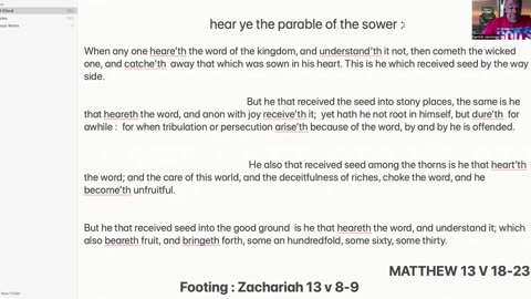 Christ the head : hear ye the parable of the sower :