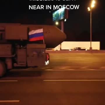 Russian ballistic missiles sent in near Moscow.