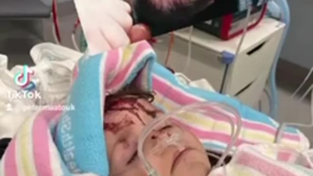The hospital have DENIED her father from seeing his little girl.