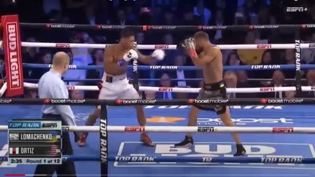 Lomachenko vs Ortiz Rounds 1-3