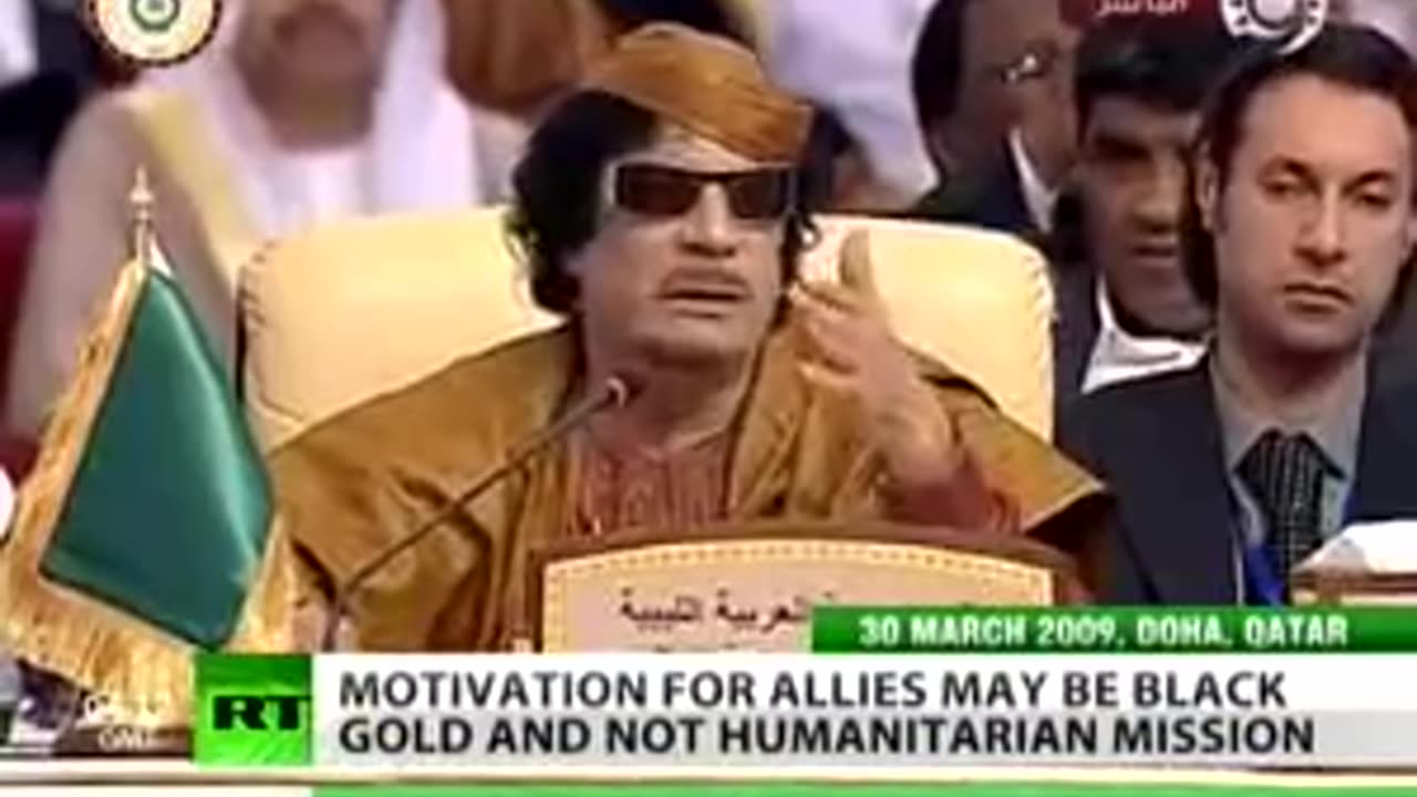 Gaddafi's Gold Dinar Currency Prompted NATO Invasion of Libya