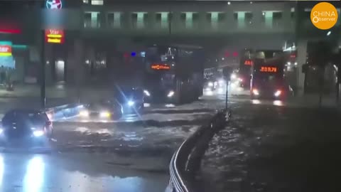 Shenzhen Dam Discharge Devastates Hong Kong HALF City Paralyzed in 16 Mins!Worst Flood in 140 Years