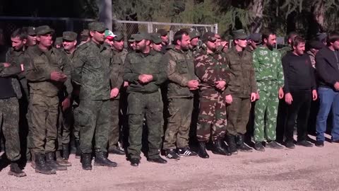 Военные учения на полигоне Цебельде