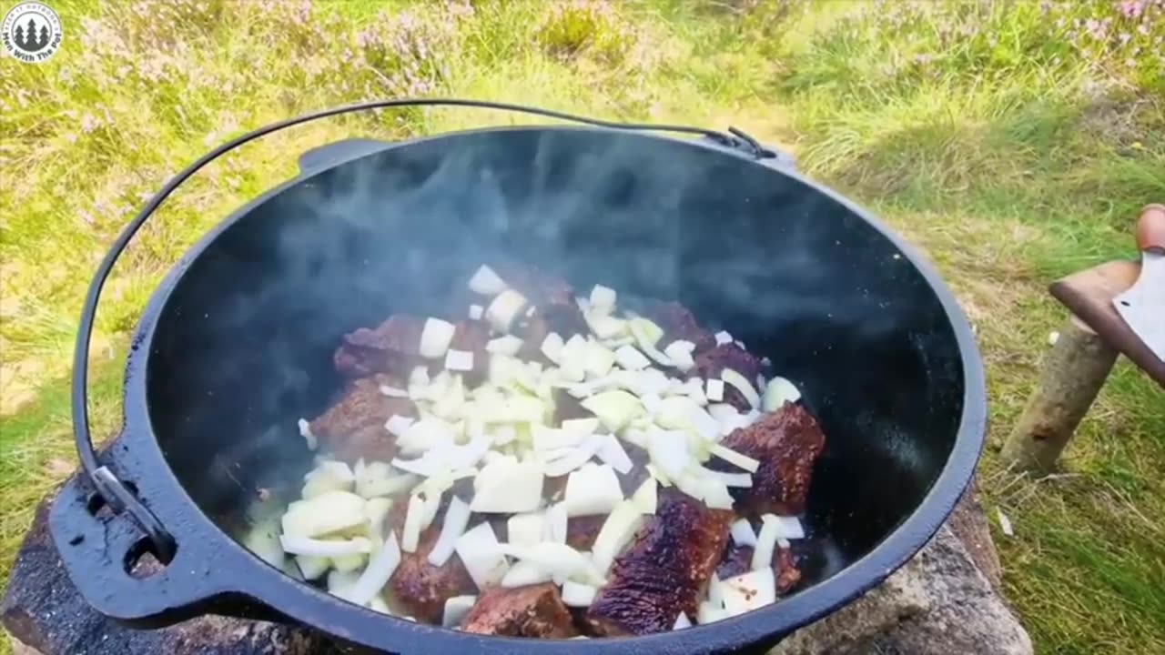 Two amazing recipes in one video with a great view of nature - ASMR MUKBANG