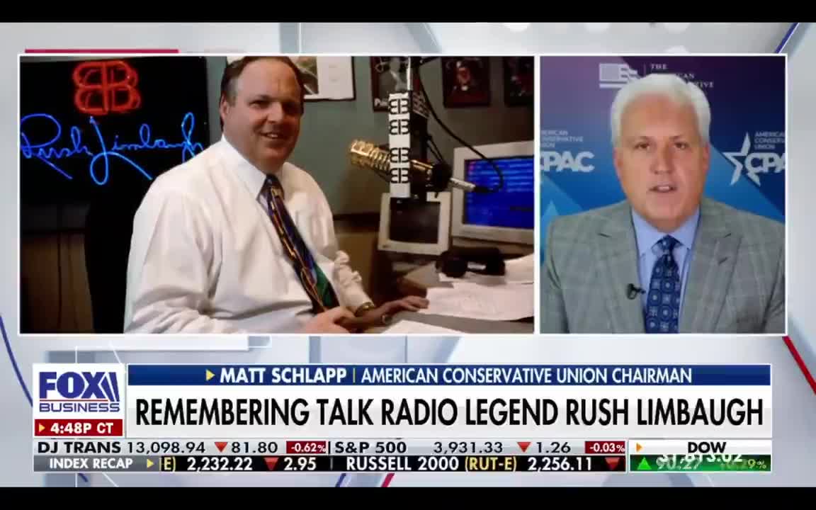 Matt Schlapp: Remembering Rush Limbaugh