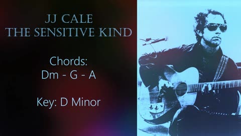 JJ Cale Backing Track - THE SENSITIVE KIND - Key D Minor