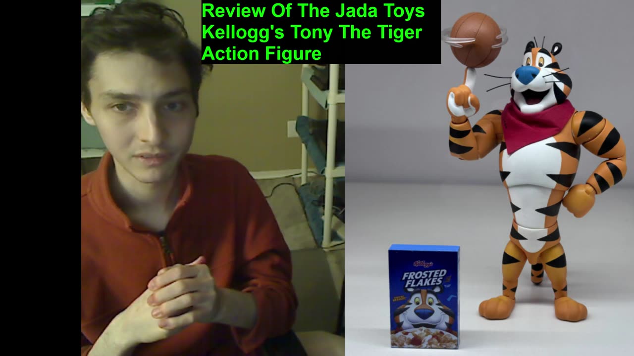 Review Of The Jada Toys Kellogg's Tony The Tiger Action Figure (Cereal Mascot Action Figure)