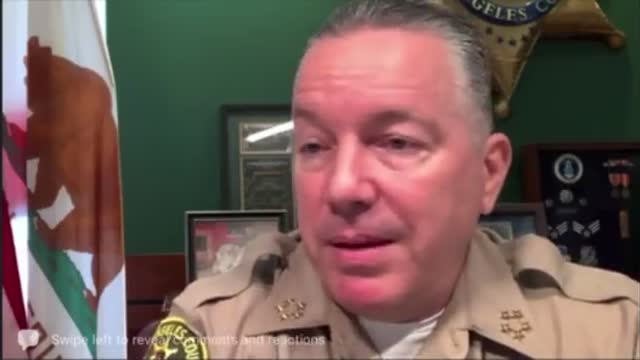 LA Sheriff says he WON'T mandate the DEATH VAX