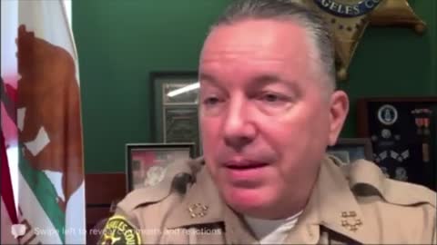 LA Sheriff says he WON'T mandate the DEATH VAX