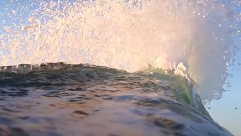 What would it feel like surfing in the golden waves?