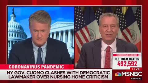 De Blasio Throws Cuomo Under The Bus