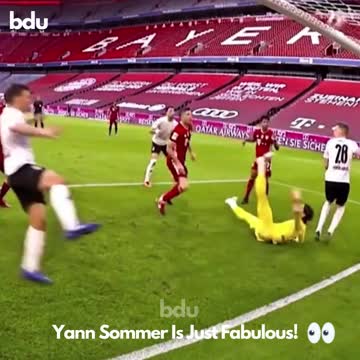 Yann Sommer Is Just Fabulous❗ 👀 #shorts