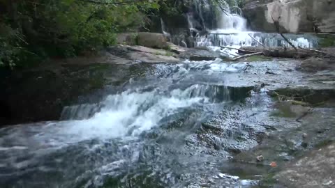 Relaxing Small Waterfall