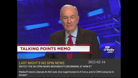 Bill O'Reilly Talking Points Memo 2022-02-16 Durham Reports Tapping of Trump