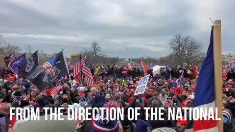 Ray Epps - POV At Front Of Third Police Line (1:01 p.m.)