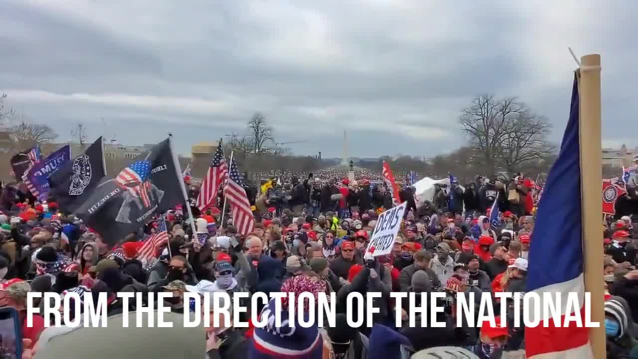 Ray Epps - POV At Front Of Third Police Line (1:01 p.m.)