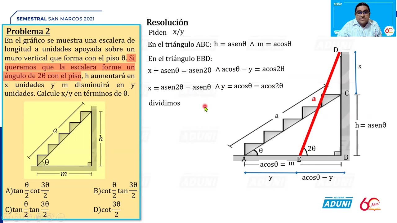 SEMESTRAL ADUNI 2021 | Semana 13 | Trigonometría S2