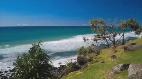 relax with the sound of nature and the sea