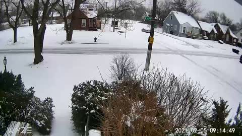 Time Lapsed Snow Overnight