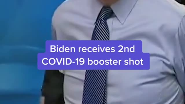 Biden receives 2ndCOVID-19 booster shot