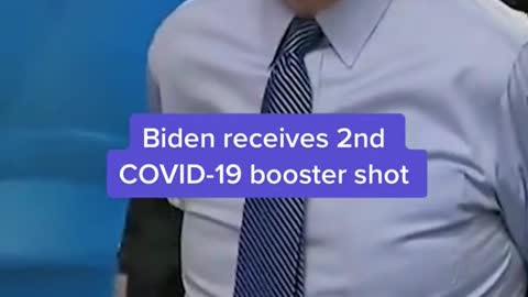 Biden receives 2ndCOVID-19 booster shot