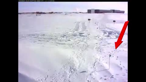 Timelapse du pôle sud Preuve que le Soleil ne dure pas 24h00 l'été en Antarctique