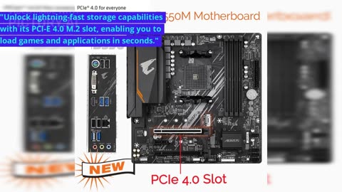 Seamless Speed and Precision: GIGABYTE B550M AORUS ELITE Motherboard