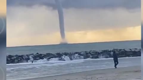 ICYMI: Massive Waterspout Spins Off the Italian Coast Thursday (Watch