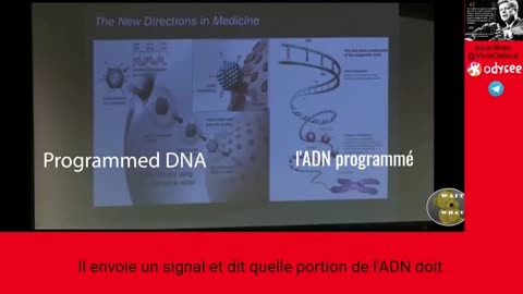 Extrait d'une conférence d'une heure d'un militaire spécialiste en nano-neuro-biologie