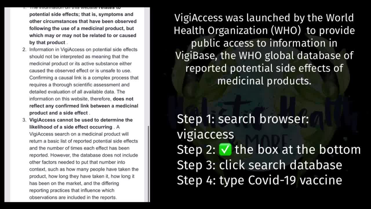 WHO: COVID Vaccine Public Access