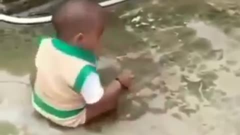 Funny Indian baby