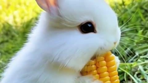 Ai eating bunny