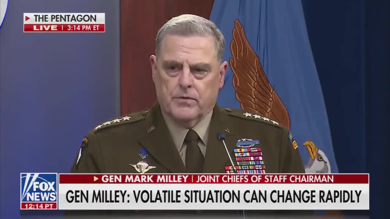 General Milley says he didn't see Taliban taking over this quickly