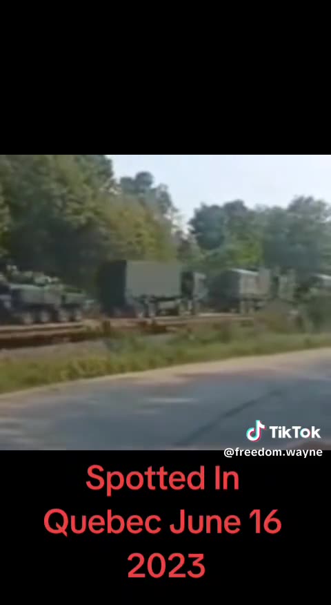 Military movement in Canada