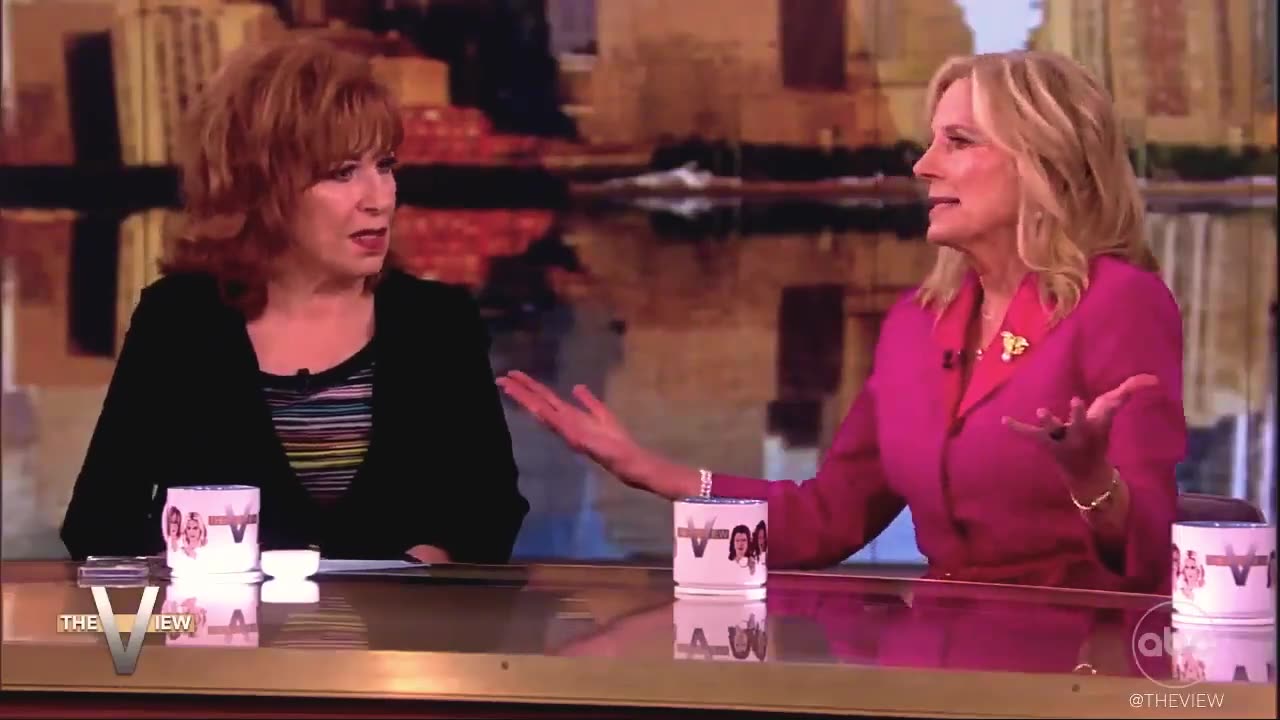 Jill Biden was on The View and said that Trump can't "put a sentence together"