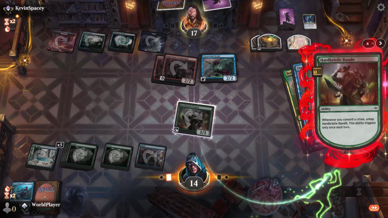 Magic the Gathering Arena: Watch me duel Pro. players in the Ranked format, Match 2 out of 3