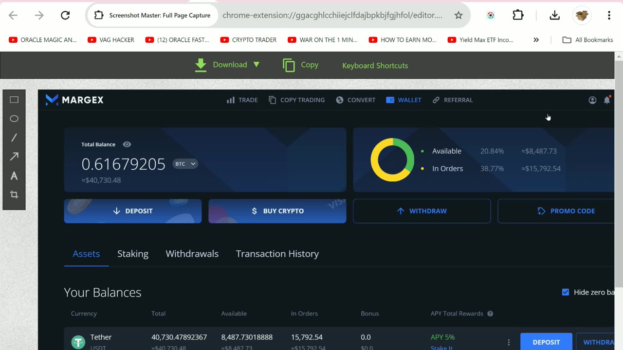 $37,000 in 3 minutes 600% STRK Margex! 700% in minutes!
