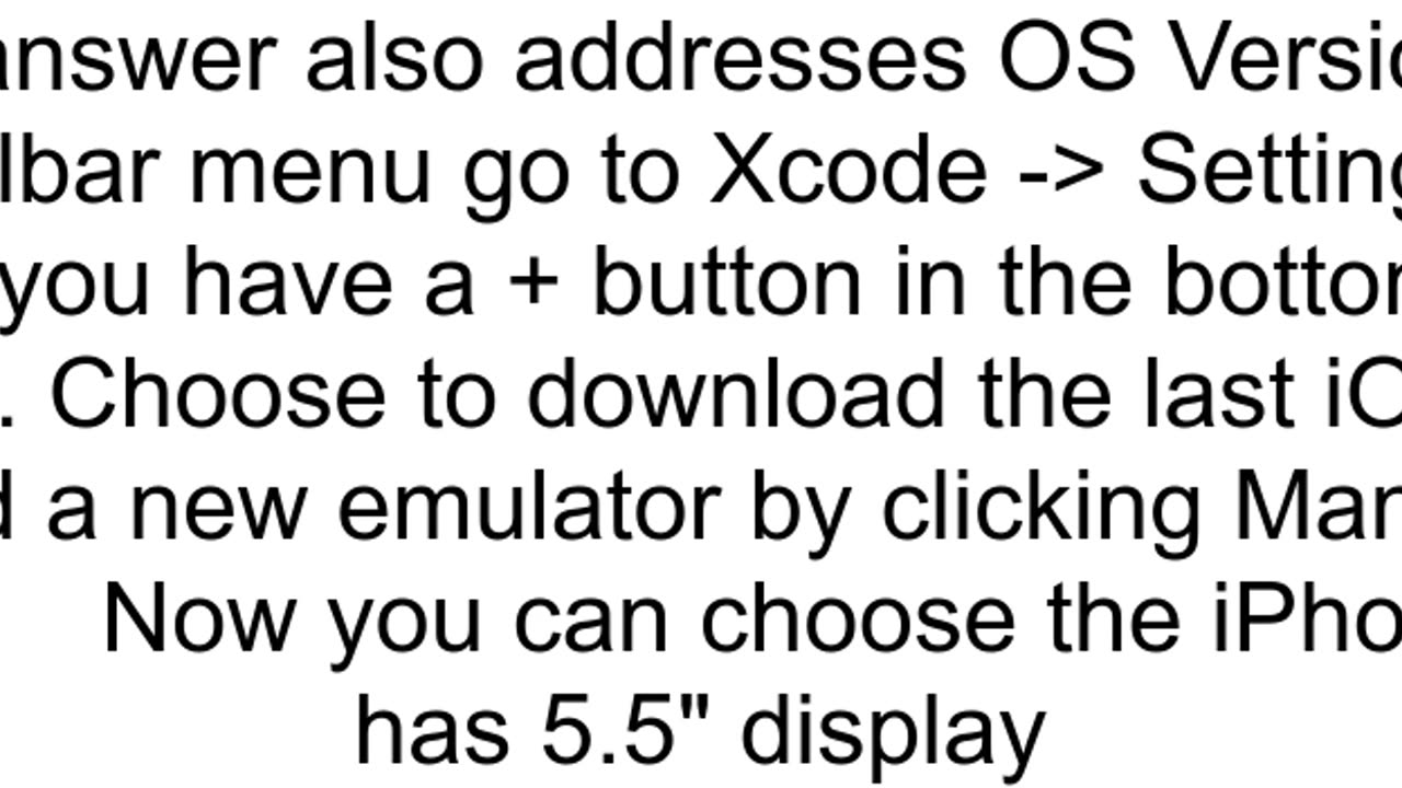 iPhone App Submission requires 55 inch display screenshots but Xcode does not offer any simulators