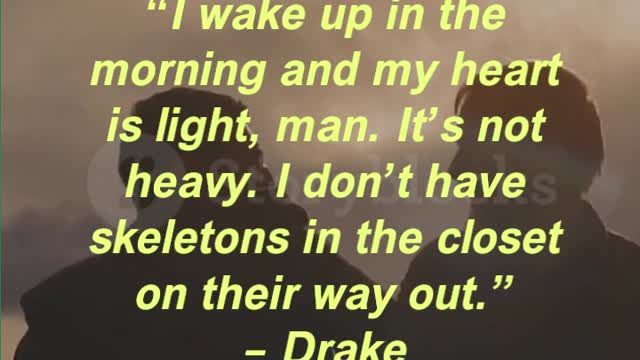 “I wake up in the morning and my heart is light, man. It’s not heavy.