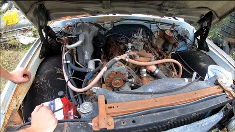 Attempting to start a V6 306 1967 GMC 3/4 ton